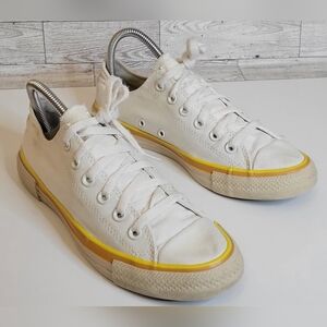 Converse Chuck Taylor All Star Off White Color Low Top Casual Sneakers Size 8.5